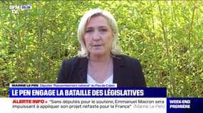 En ce 1er-Mai, Marine Le Pen appelle à la mobilisation pour les législatives