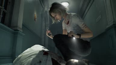 Dans "Resident Evil Requiem", Grace peut prélever du sang contaminé pour fabriquer des objets