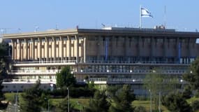 La Knesset, lieu de réunion du Parlement israélien, à Jérusalem