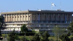 La Knesset, lieu de réunion du Parlement israélien, à Jérusalem. 