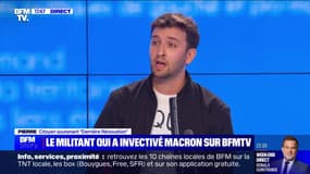 "J'aurais mille fois préféré ne pas avoir à faire ça", affirme Pierre, le militant qui a invectivé Emmanuel Macron au Salon de l'agriculture
