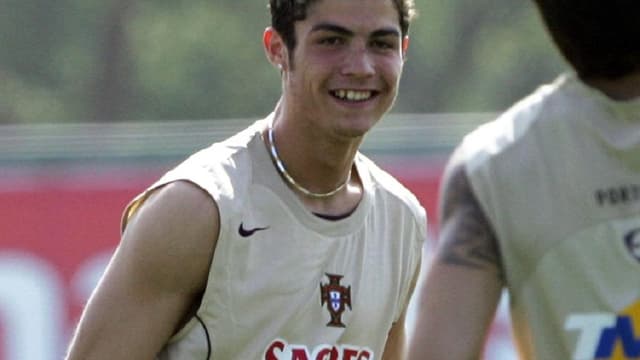 Cristiano Ronaldo en 2004