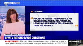 Pourrai-je mettre mon fils au collège quand il rouvrira ou les classes seront-elles aussi réduites ?