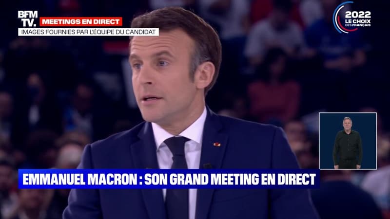 Emmanuel Macron promet 