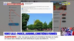 Lille: parcs, jardins et cimetières fermés en raison du vent