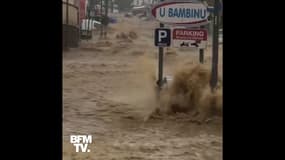 Corse: Des pluies torrentielles inondent une partie de la ville d'Ajaccio