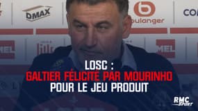 Losc : Galtier félicité par Mourinho pour le jeu produit
