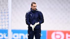 Pau Lopez, gardien de l'OM, le 16 janvier 2022
