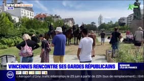 La Garde républicaine à la rencontre des habitants de Vincennes