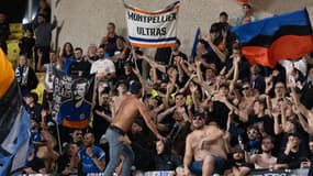 Les supporters de Montpellier face à l'AS Monaco, en septembre 2024.