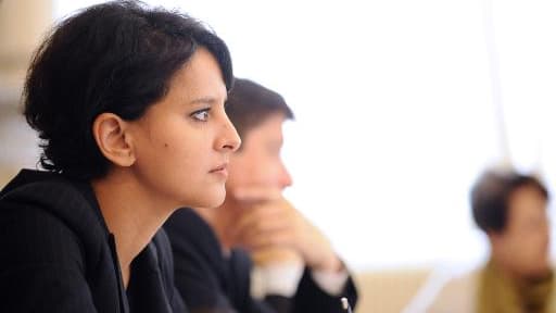 La ministre de l'Education nationale Najat Vallaud-Belkacem à Nancy le 1er juin 2015