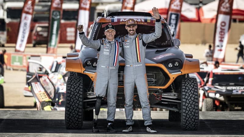 Mathieu Baumel et Guillaume de Mevius au prologue du Dakar 2026 a Yanbu en Arabie saoudite le 3 janvier 2026 2210298