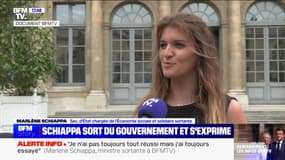 Emmanuel Macron est "un président courageux" qui "garde le cap et fait face", souligne Marlène Schiappa