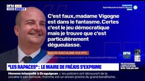 "C'est faux": David Rachline s'en prend à l'autrice du livre "Les Rapaces"