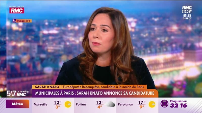 Municipales à Paris : Sarah Knafo annonce sa candidature