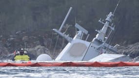 La frégate KNM Helge Ingstad.