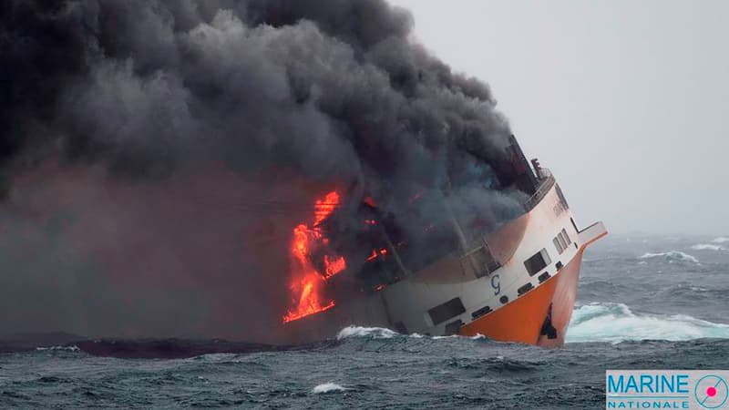 Le Grande America en feu le 12 mars 2019. 