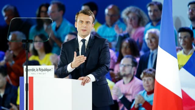 Emmanuel Macron à la Villette.