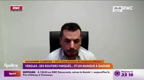 Verglas : des routiers parqués ... et un manque à gagner