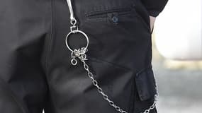 Porte-clés à la ceinture d'un membre du service pénitentiaire d'une prison britannique (image d'illustration)