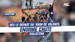 Athlétisme : La grosse chute collective au départ du 10km de Valence