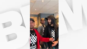 Les rappeurs de New School dans le commissariat central de Molenbeek