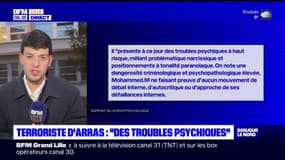 Attentat d'Arras: le rapport pointe des "troubles psychiques à haut risque" de l'assaillant