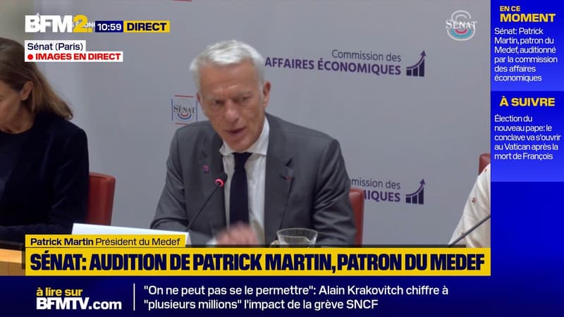 Patrick Martin (Medef): 