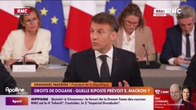 Droits de douane: quelle riposte prévoit Emmanuel Macron ?