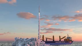 Avec la participation du ministre fédéral de l'Économie Peter Altmaier et du coordinateur aérospatial du gouvernement fédéral, Thomas Jarzombek, le coup d'envoi a été donné pour la construction d'une plate-forme de fusée mobile pour l'Europe dans la mer du Nord allemande. 