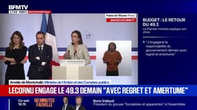 "Un milliard d'euros d'économies" par le biais des achats publics pour tenir le déficit, détaille Amélie de Montchalin, ministre de l'Action et des Comptes publics