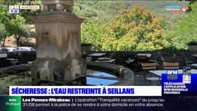 Var: l'accès à l'eau restreint à Seillans en raison de la sécheresse