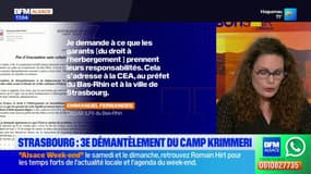 Strasbourg: le campement du square Krimmeri évacué par les forces de l'ordre pour la troisième fois en quelques mois
