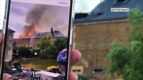 La foudre est tombée sur un foyer pour jeunes à Troarn, dans le Calvados, le dimanche 15 mai 2022