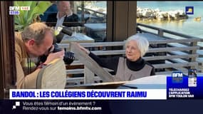 Bandol: des collégiens rencontrent Isabelle Nohain Raimu 