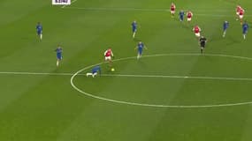 Chelsea-Arsenal : la glissade de N'Golo Kanté face à Gabriel Martinelli 