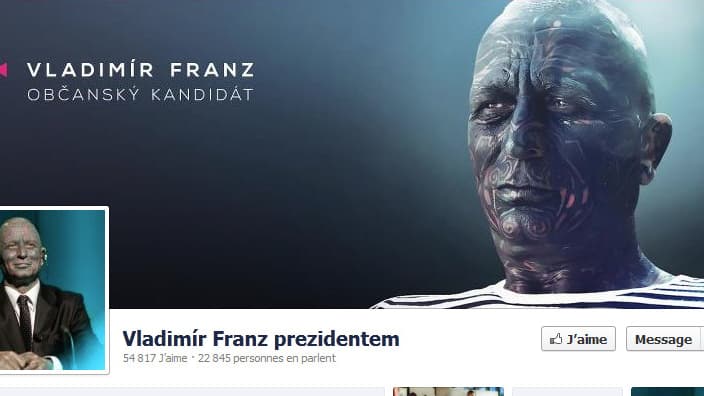 Tatoué des pieds à la tête, Vladimir Franz est le candidat le plus anticonformiste de cette élection présidentielle tchèque.