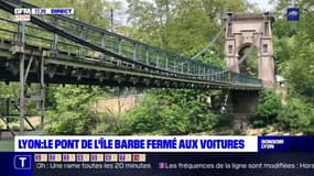 Lyon : le pont de l'Île Barbe fermé aux voitures