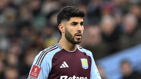 Marco Asensio sous les couleurs d'Aston Villa en février 2025.