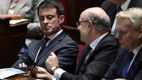 Manuel Valls et Jean-Marie Le Guen à l'Assemblée 