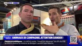 NAC: Cédric Faiche, le reporter de Première Édition, en bonne compagnie à l'Animal Expo, au Parc Floral
