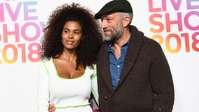 Vincent Cassel et Tina Kunakey en septembre 2018