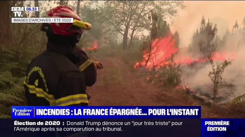 Incendies: la France cinq fois moins touchée que l'an dernier au 1er août
