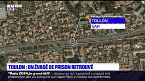 Toulon: un évadé de prison retrouvé