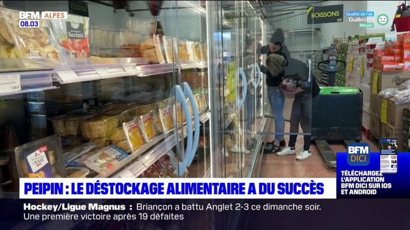 Alpes-de-Haute-Provence: le déstockage alimentaire a du succès à Peipin