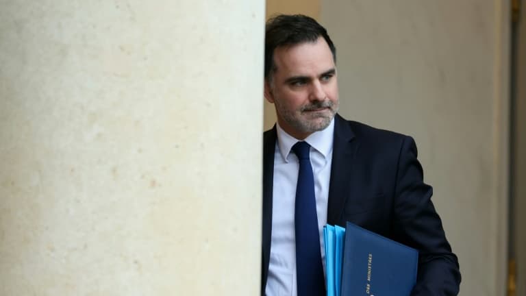 Le ministre délégué au Commerce extérieur Laurent Saint-Martin, le 11 décembre 2024 à l'Elysée, à Paris
