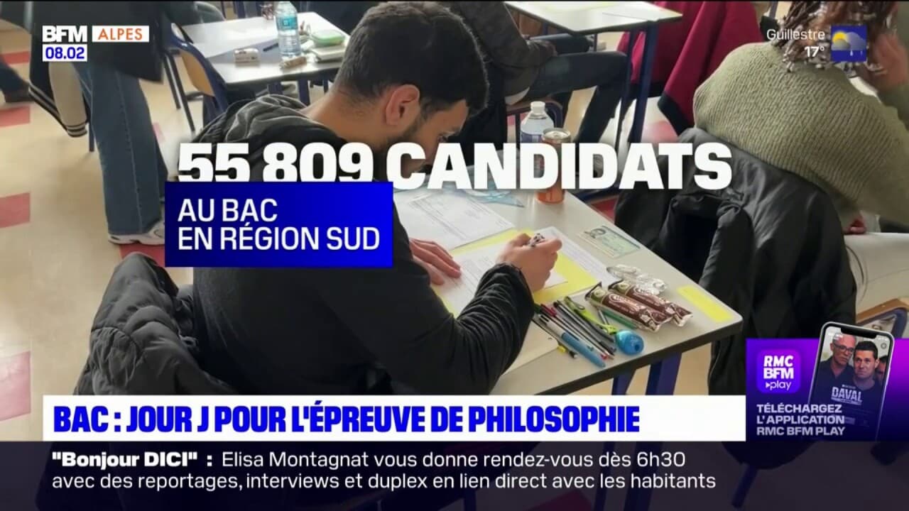 Bac: Jour J pour l'épreuve de philosophie