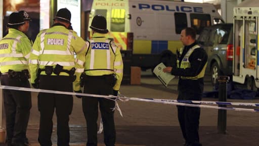 Les policiers sur les lieux d'une intervention à Birmingham, en janvier 2013 (Image d'illustration).