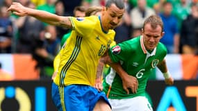 Zlatan Ibrahimovic a souffert face à l'Irlande