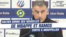 Montpellier 1-3 PSG : Galtier donne des nouvelles de Mbappé et Ramos, sortis sur blessure